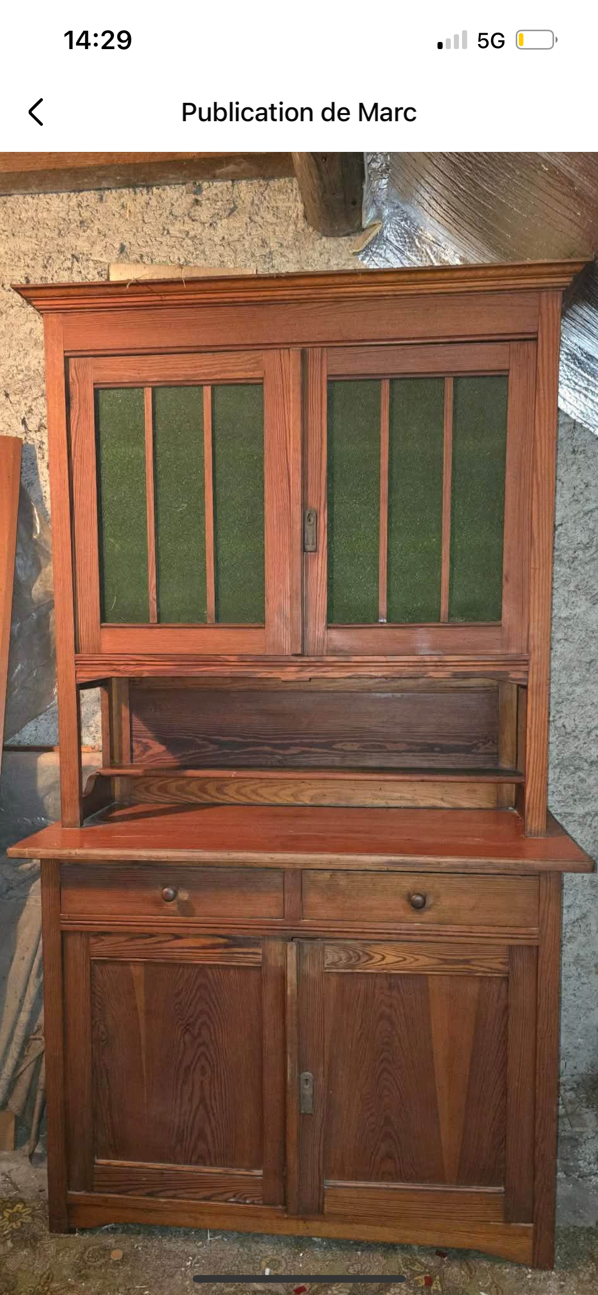 Buffet deux corps anciens  Meubles à rénover Patine