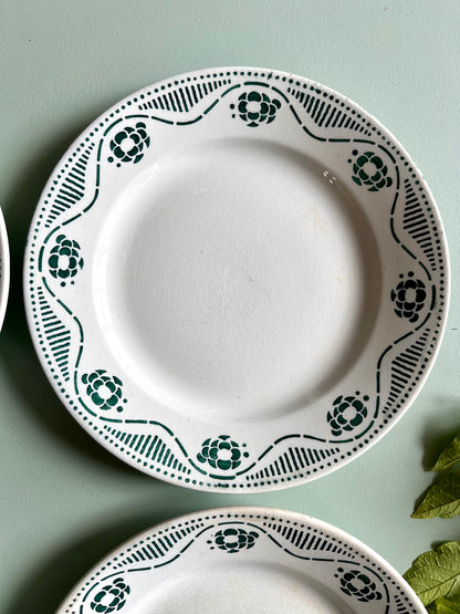 Assiettes anciennes Nouvelles Galeries Paris modèle Robert – Lot de 6  Vaisselle Patine