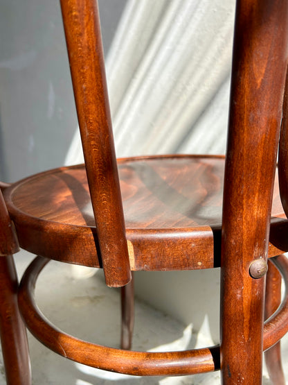 Chaise bistrot bois courbé