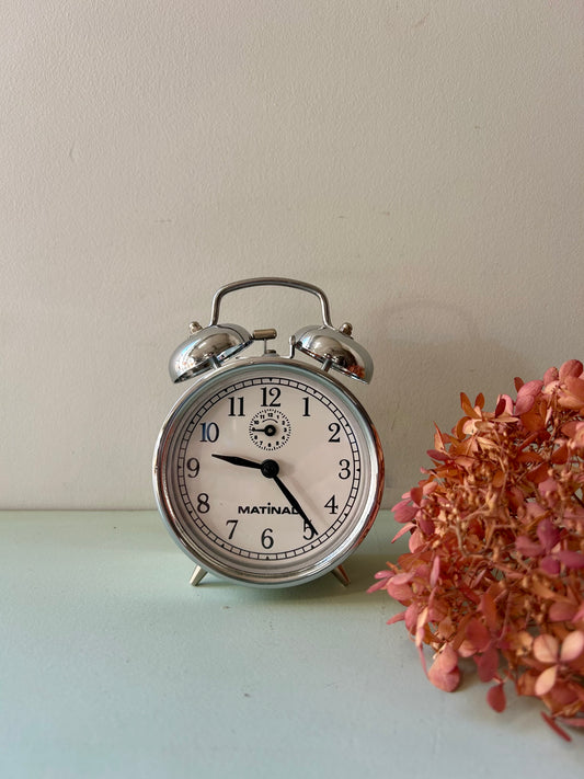Réveil métallique vintage - Matinal