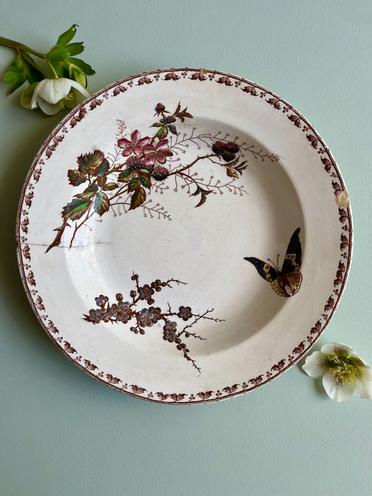 Assiette creuses Sarreguemines modèle « Carmen »