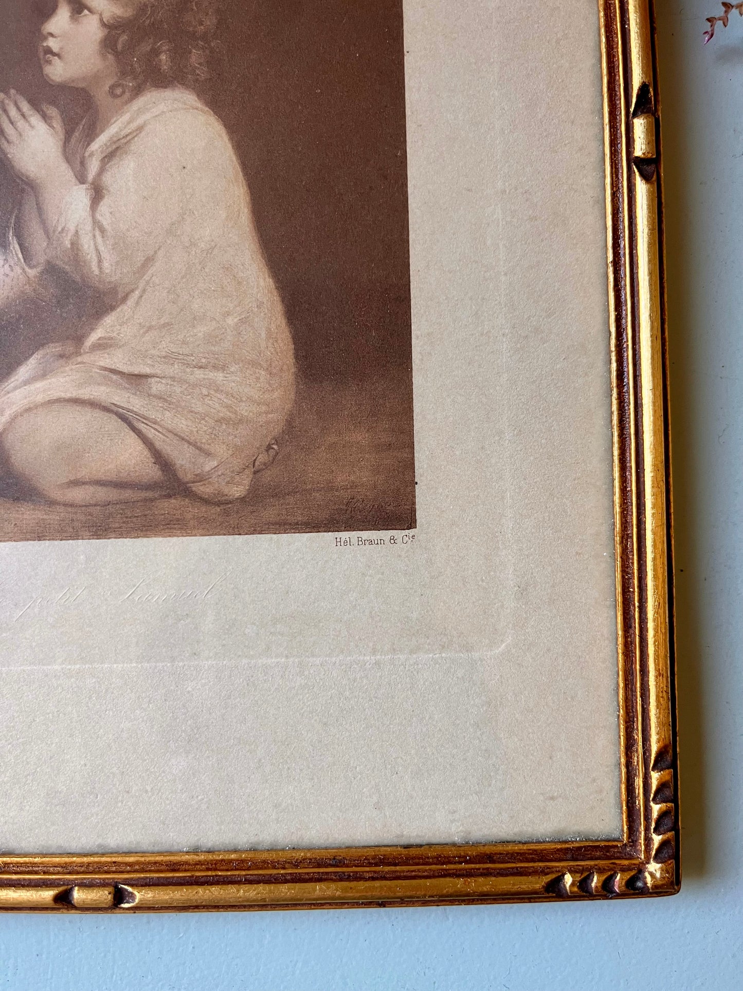 Illustration enfant sous cadre