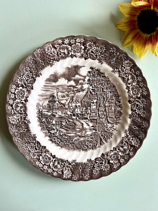 Assiette anglaise Memory Lane – British Anchor  Vaisselle Patine