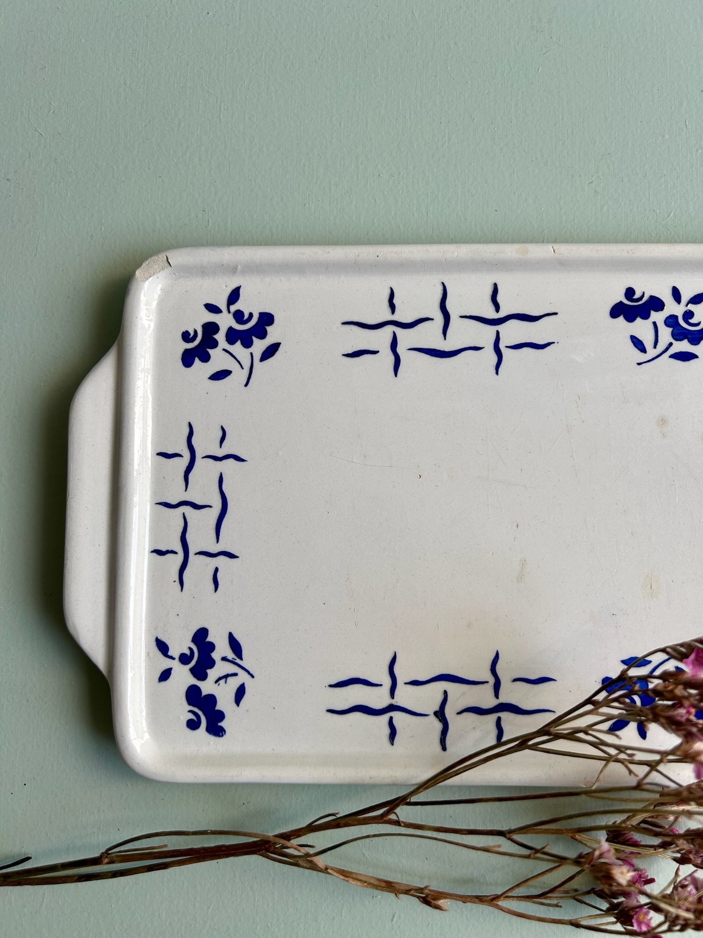 Plat à cake Luneville - collection Landerneau