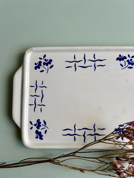 Plat à cake Luneville - collection Landerneau