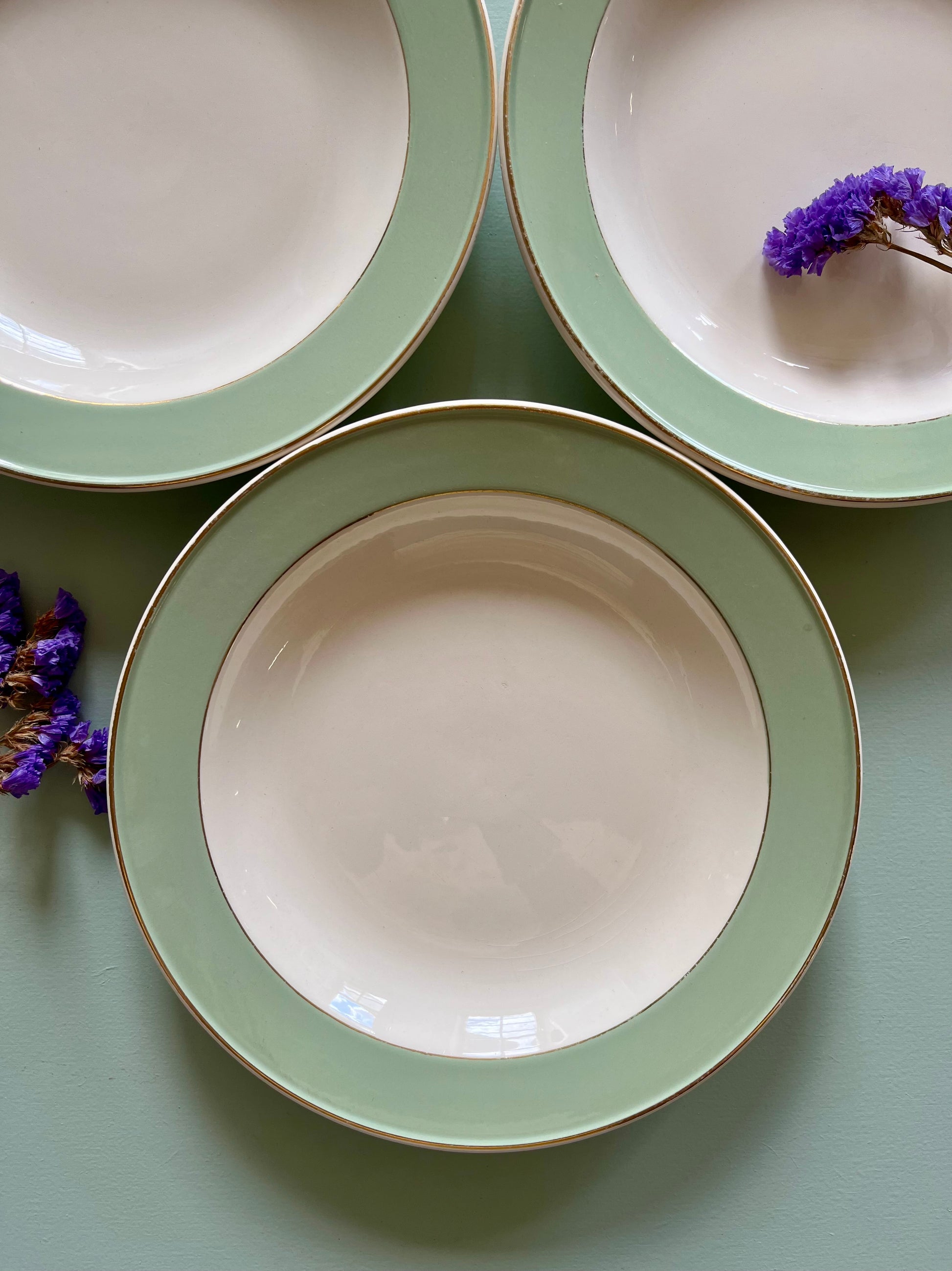 Assiettes creuses Villeroy et Boch- lot de 3   Patine