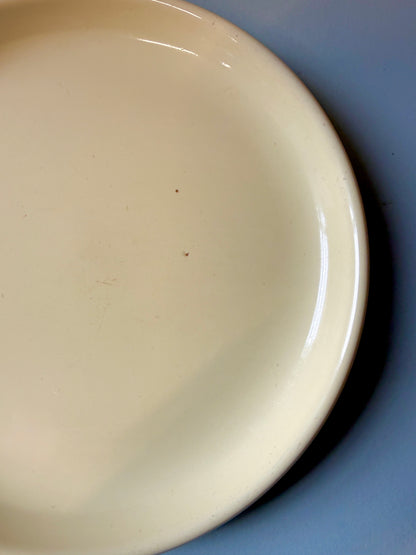 Assiette à dessert jaune