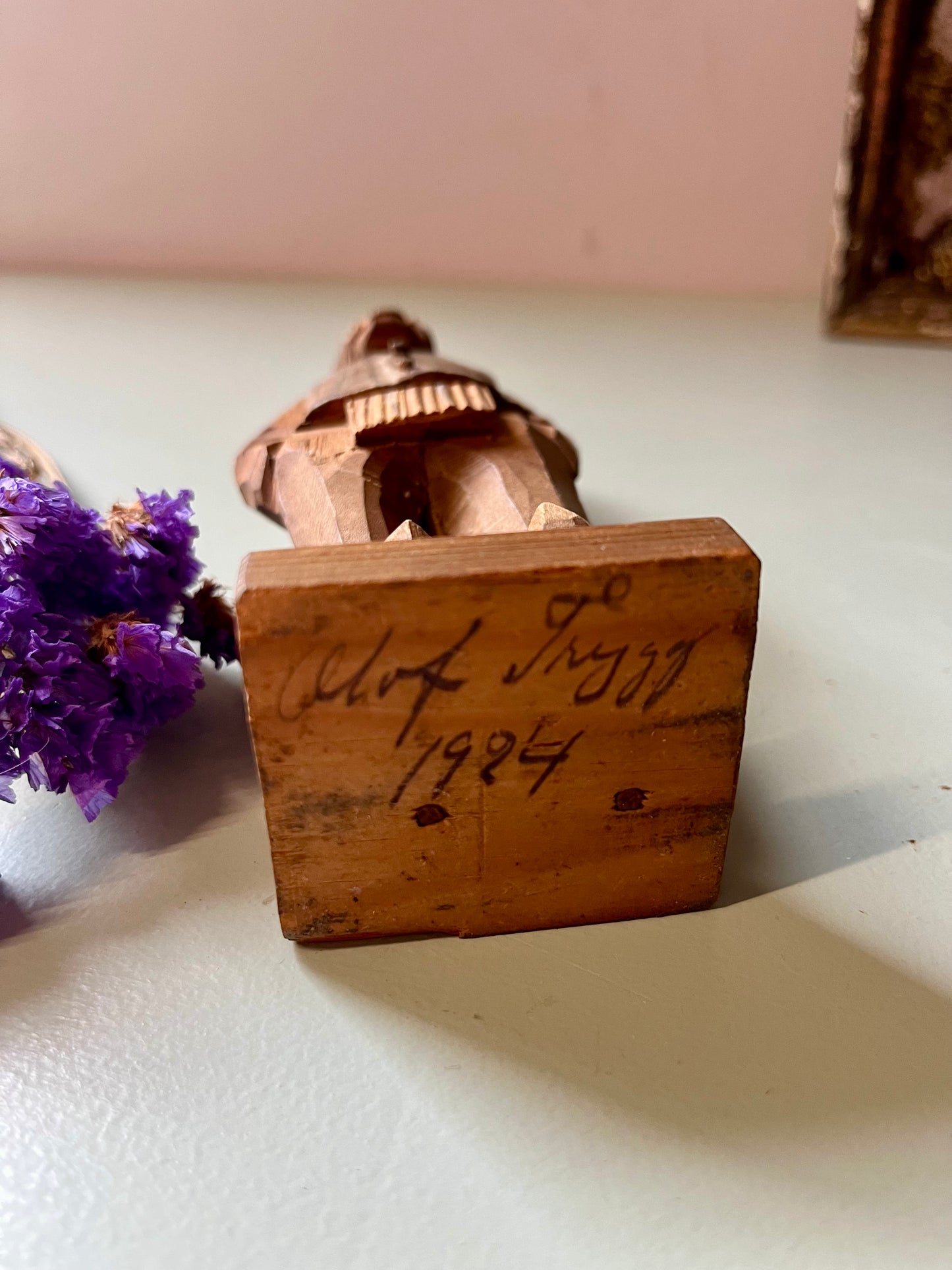Sculpture en bois Carl Johan Trygg