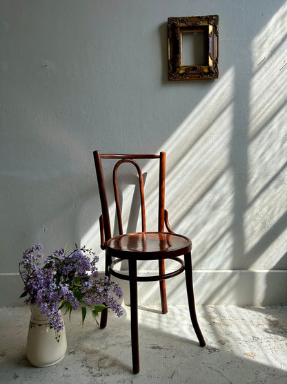 Chaise bistrot bois courbé