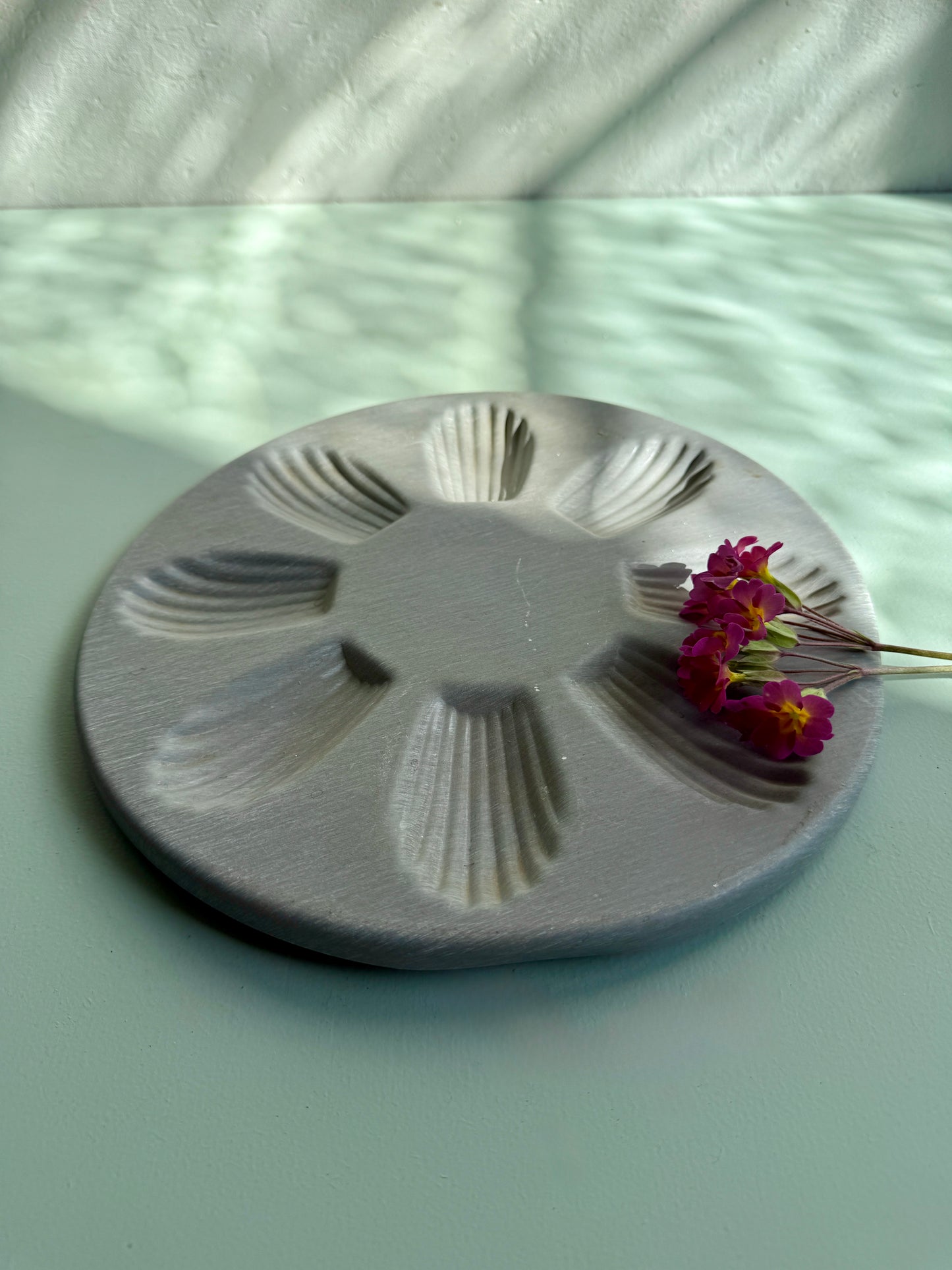 Moule à madeleines circulaire métallique