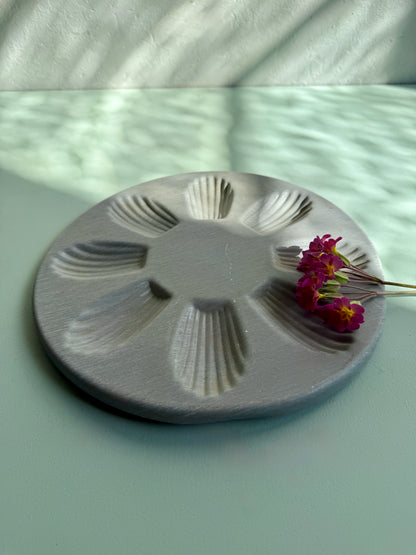 Moule à madeleines circulaire métallique