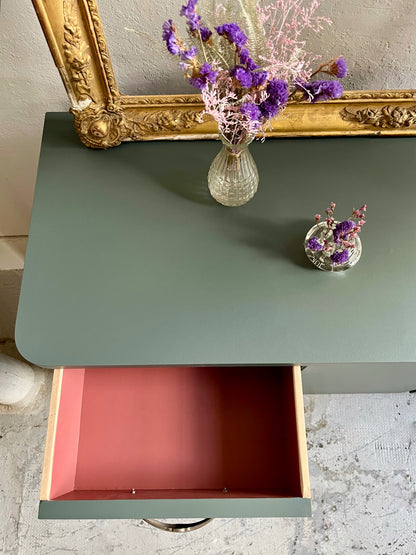 Buffet art déco gris bleu