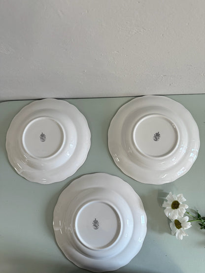 Assiettes à soupe Lunéville - lot de 6