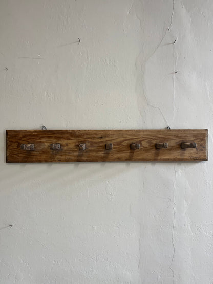 Porte manteaux mural ancien en bois  Décoration Patine