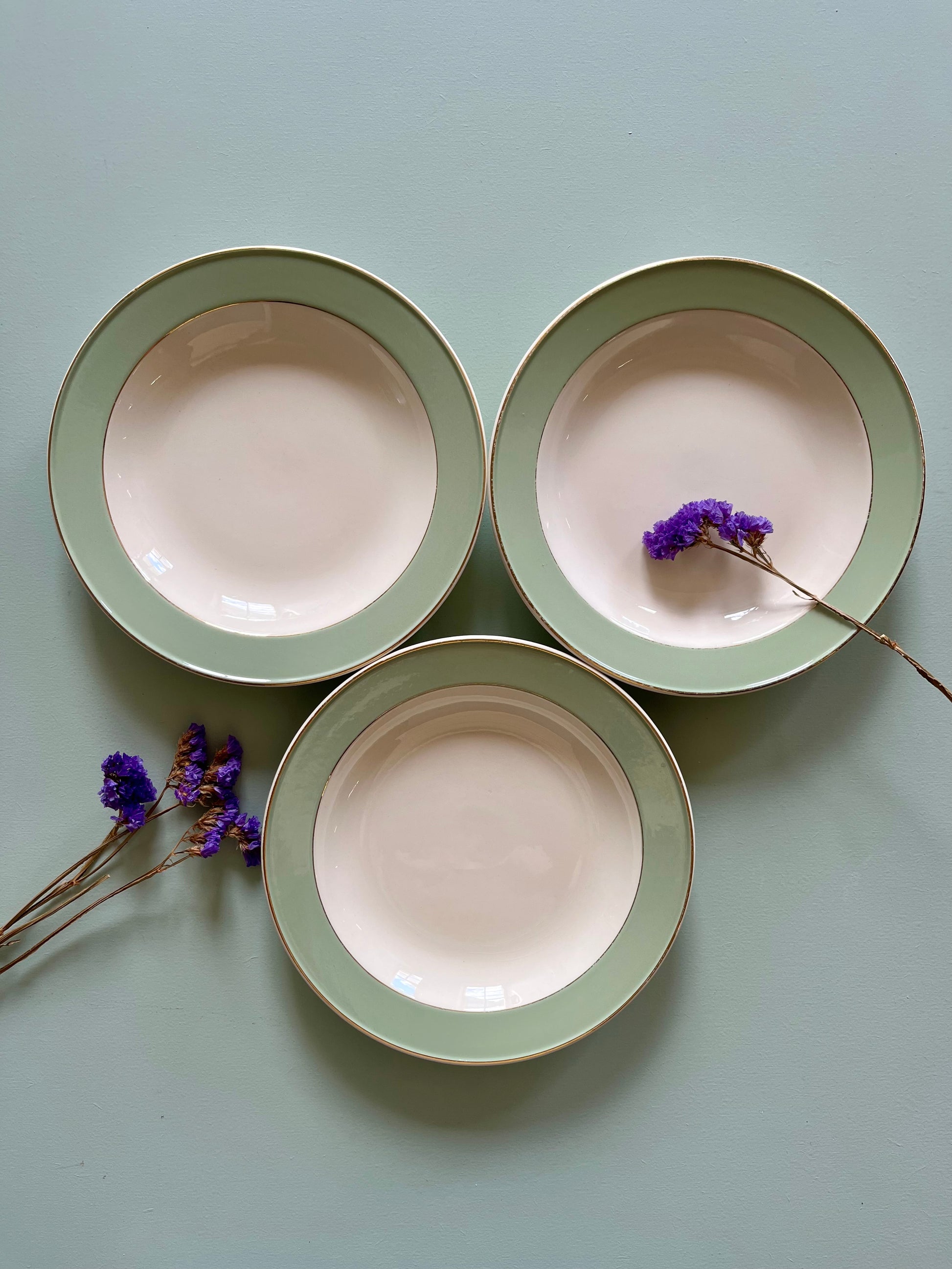 Assiettes creuses Villeroy et Boch- lot de 3   Patine
