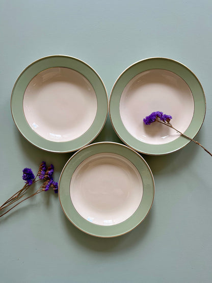 Assiettes creuses Villeroy et Boch- lot de 3   Patine