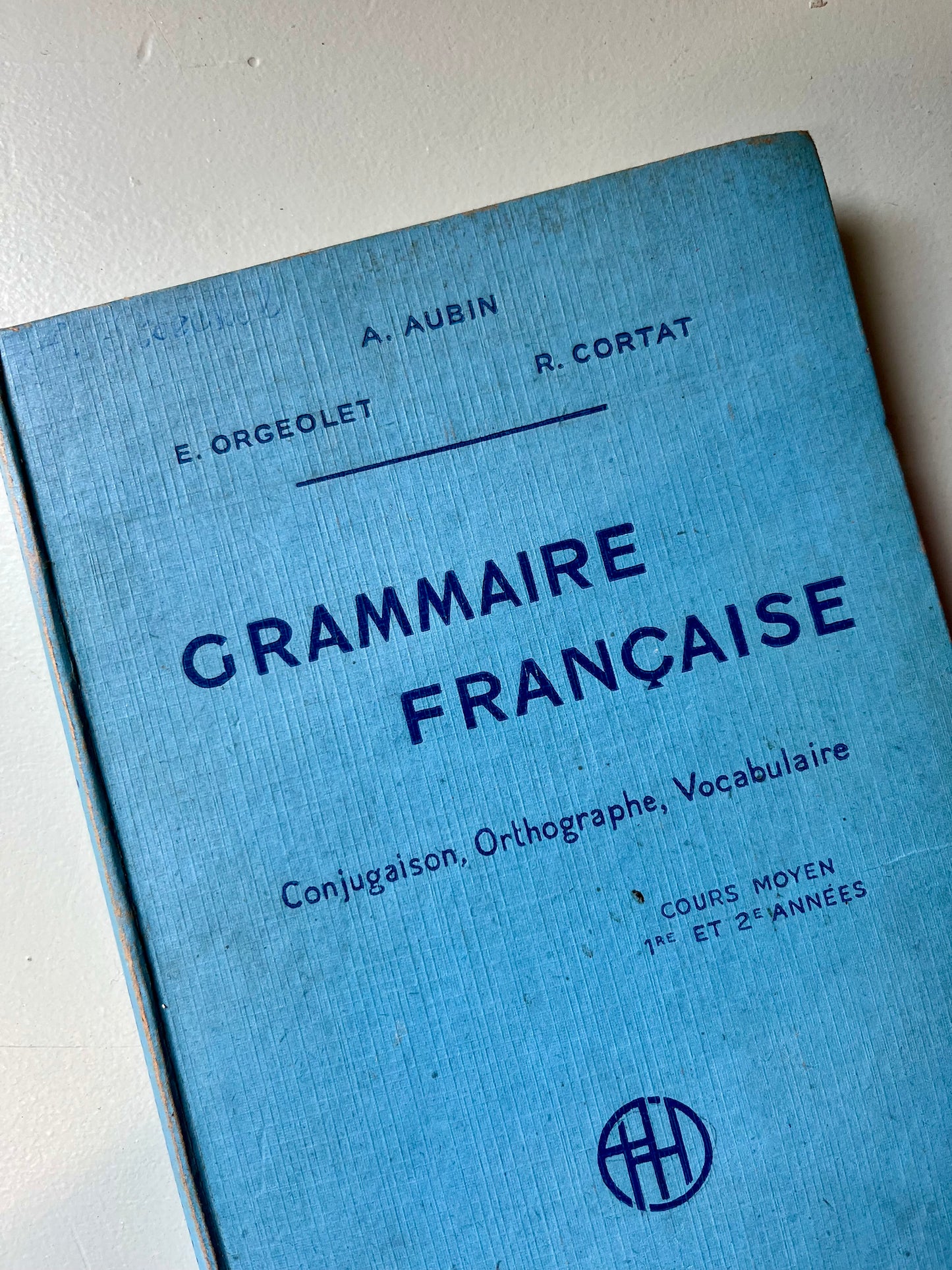 Livre de grammaire ancien/ manuel vintage