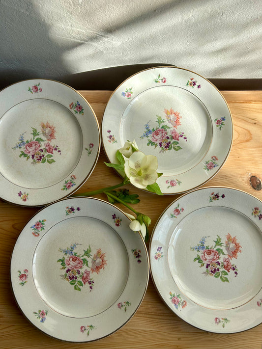 Assiettes à dessert Sarreguemines - lot de 4