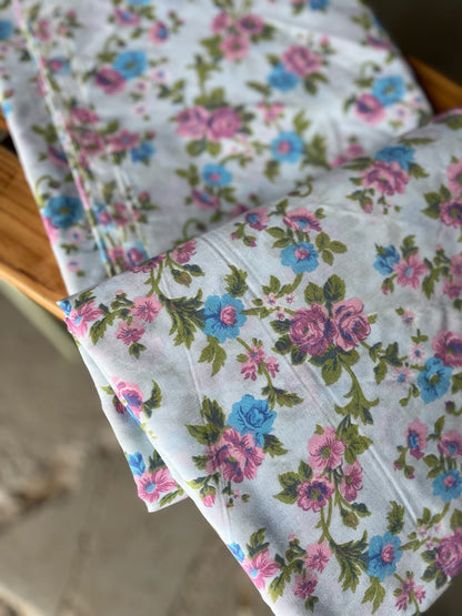 Nappe fleurie vintage