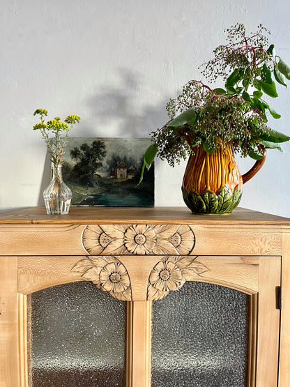 Bonnetière art déco vitrée  Meubles Patine