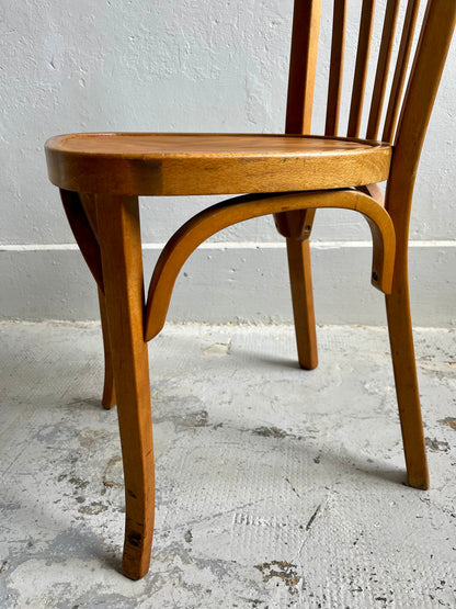 Chaise bistrot Baumann bois blond
