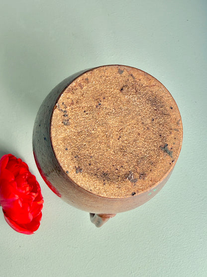 Vase en soliflore en grès