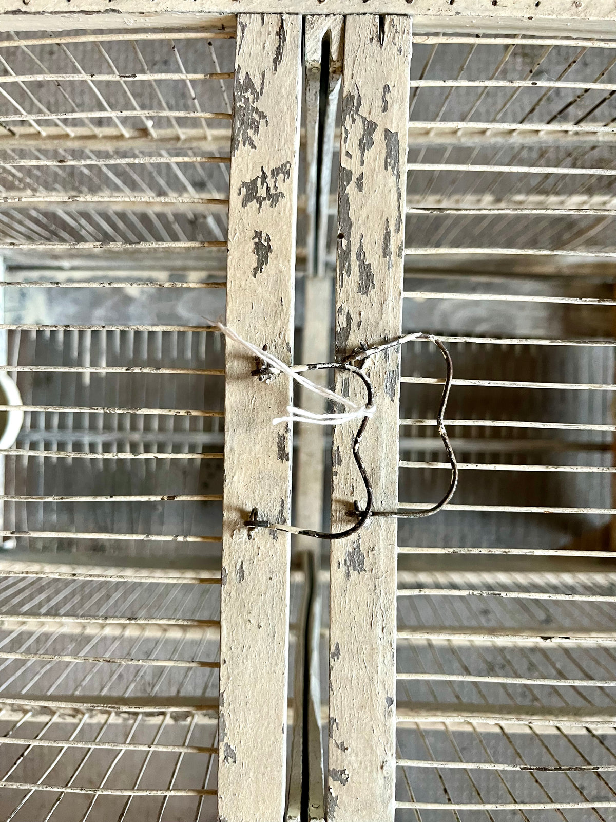 Cage à oiseaux ancienne  Décoration Patine