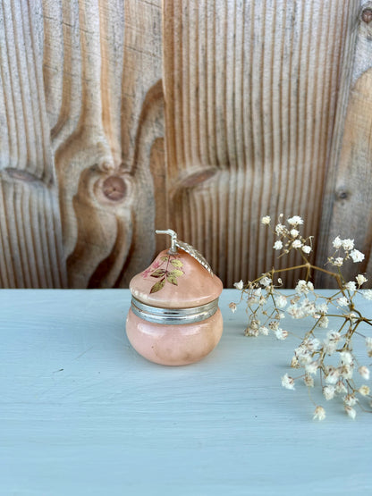 Boîte à bijoux - pilulier en albâtre