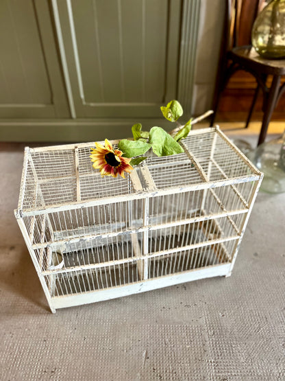 Cage à oiseaux ancienne  Décoration Patine