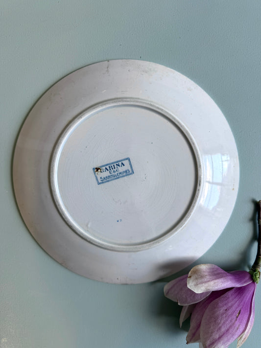 Assiette plate modèle Carina de Sarreguemines