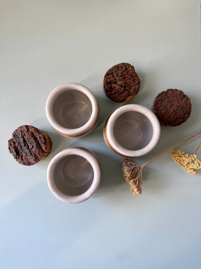 Set de 3 pots à herbes en grès