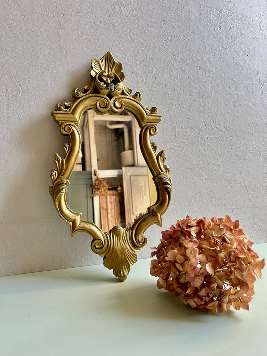 Miroir style baroque doré