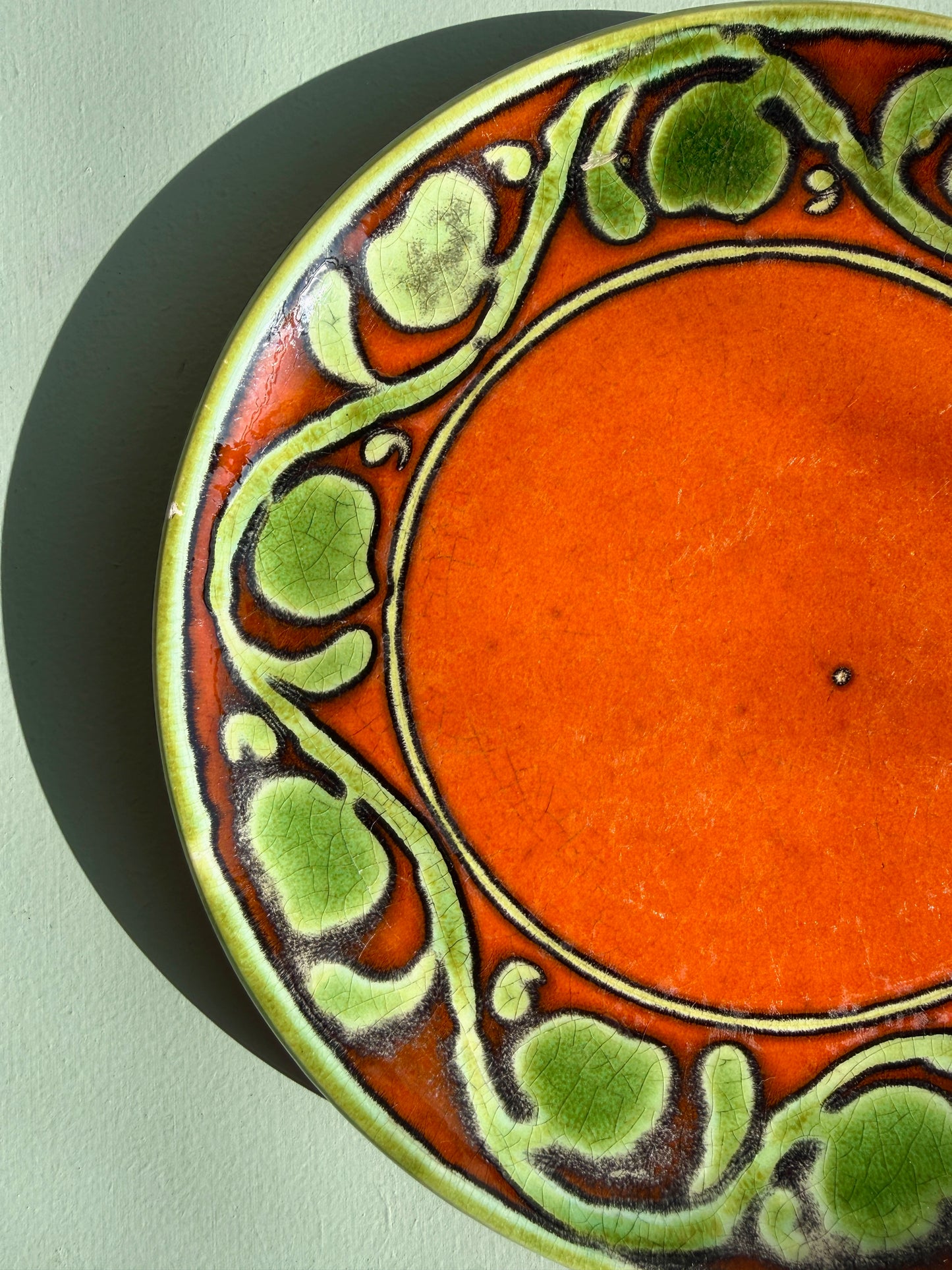 Assiettes à dessert Delphis de Poole Pottery - lot de 8