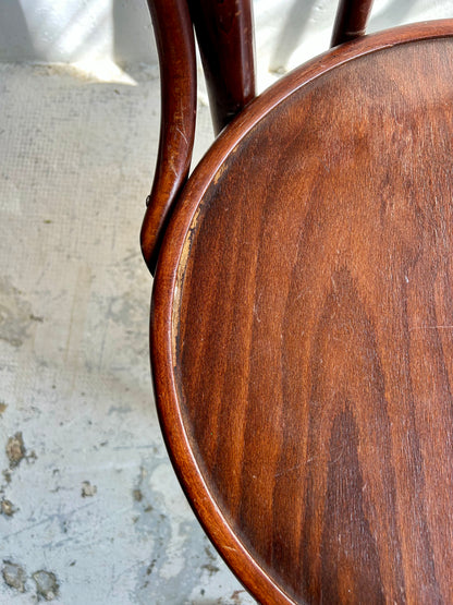 Chaise bistrot bois courbé - lot de 2