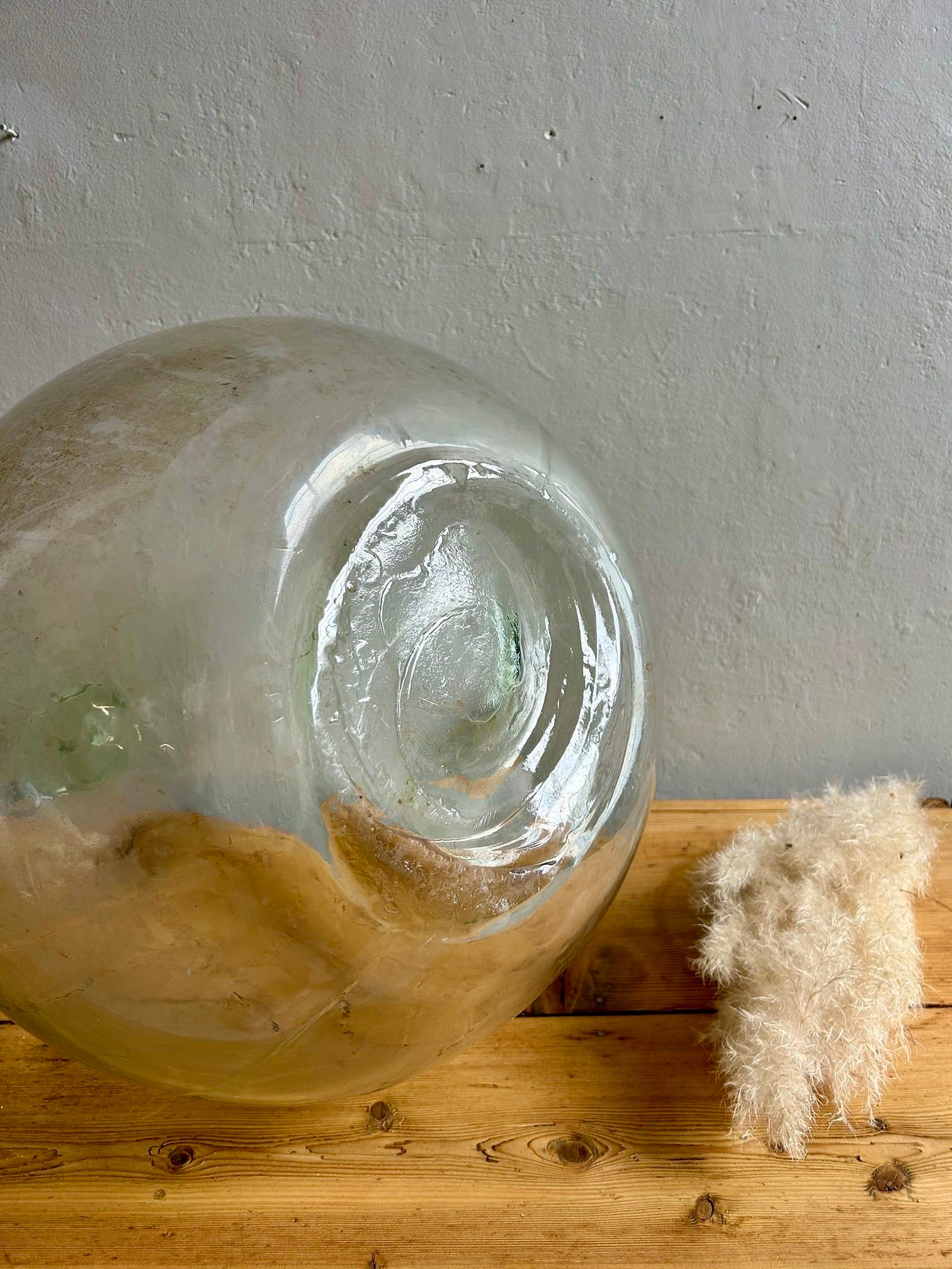 Dame-jeanne 30L verre clair   Patine