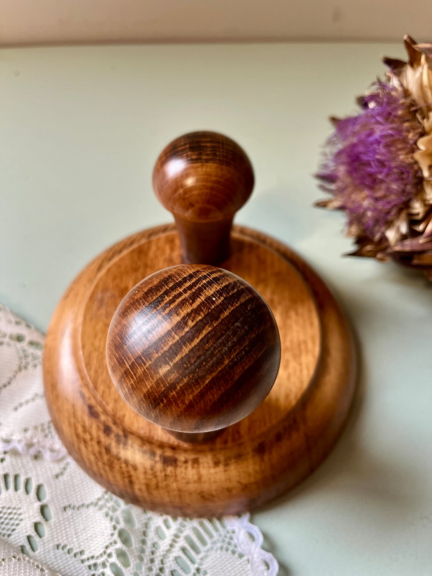 Patère en bois 2 accroches