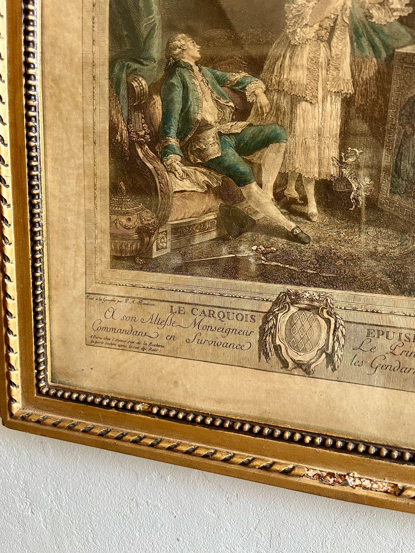 Gravure ancienne « le carquois »