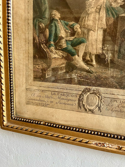 Gravure ancienne « le carquois »