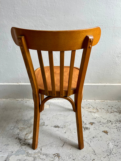 Chaise bistrot Baumann bois blond