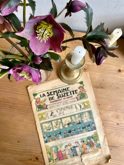 Bureau/table bleu nuit et bois