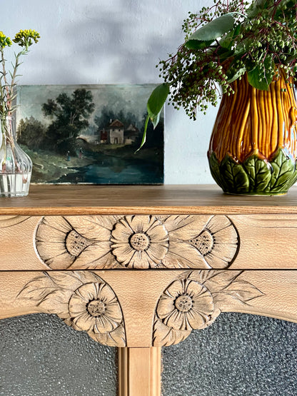Bonnetière art déco vitrée  Meubles Patine