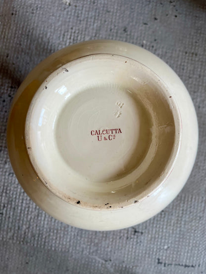Broc de toilette ancien Sarreguemines – modèle Calcutta  Vaisselle Patine