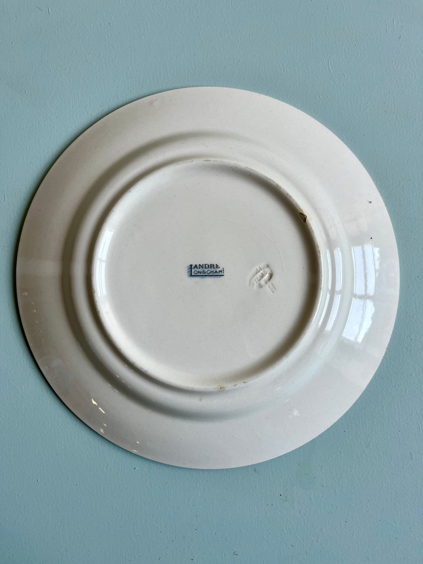 Assiettes plates Longchamp modèle « andré » lot de 3