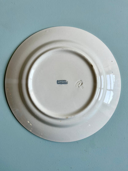 Assiettes plates Longchamp modèle « andré » lot de 3