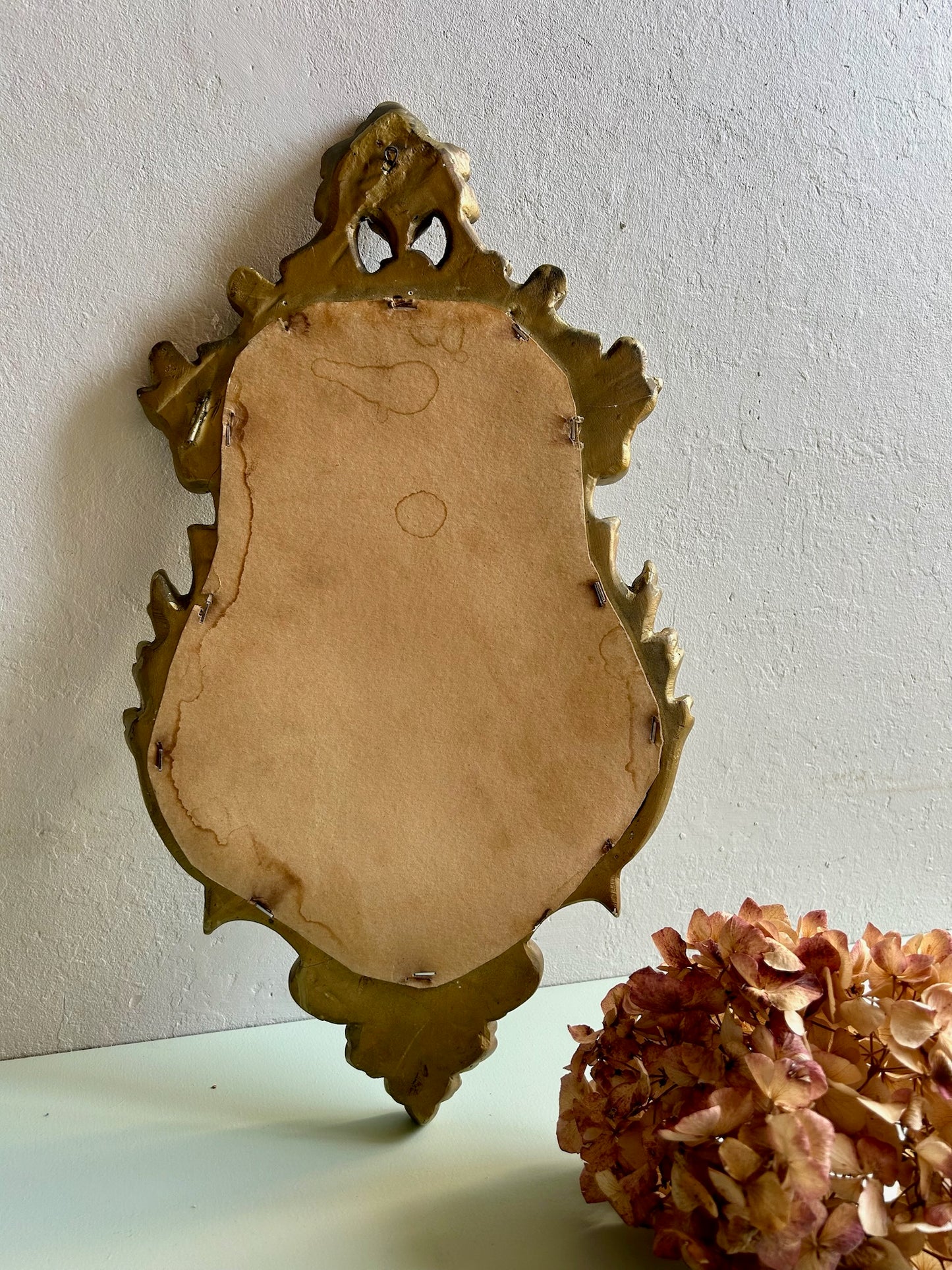 Miroir style baroque doré