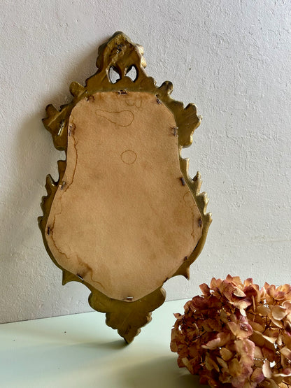 Miroir style baroque doré