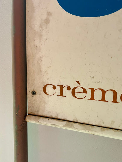 Plaque publicitaire glaces « Délico »