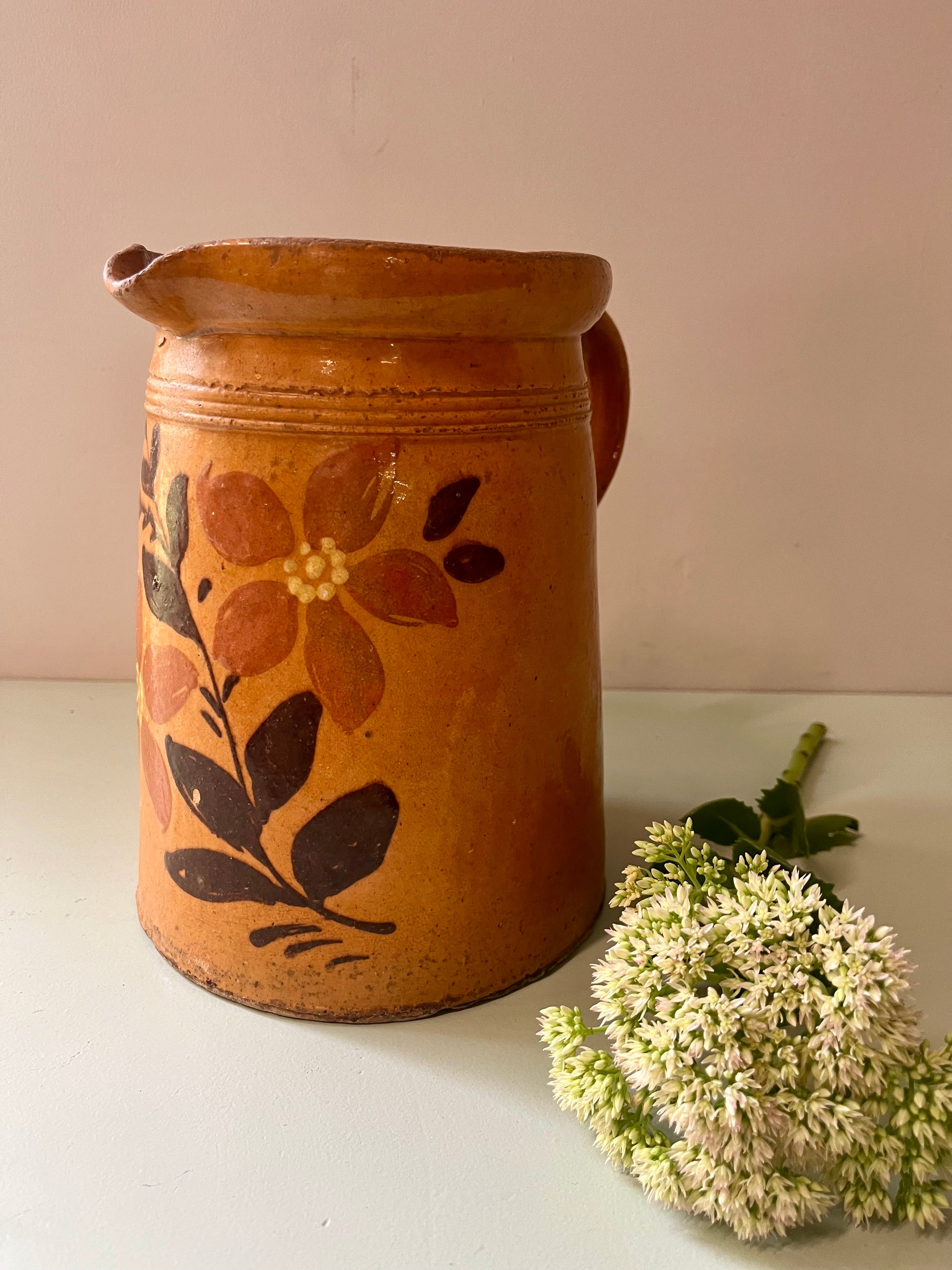 Pichet en terre cuite ancien  Vaisselle Patine