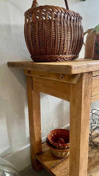 Petit établi ancien avec tiroir   Patine