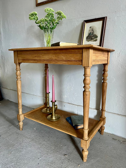 Console en bois ancienne rénovée   Patine